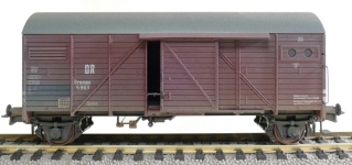 Exact-Train EX22086 - H0 - Gedeckter Güterwagen Gms35 Verschmutzt, DRB, Ep. II - Wagen 2